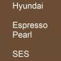 Preview: Hyundai, Espresso Pearl, SES.